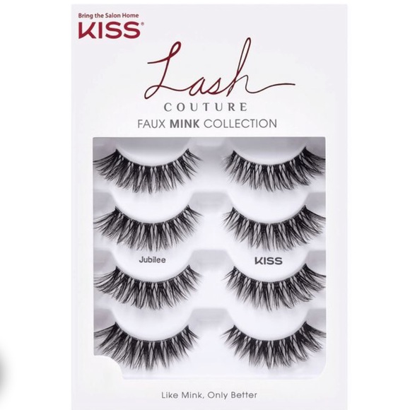 KISS Lash Couture Faux Mink Fake Eyelashes Jubilee Multipack - Picture 1 of 2